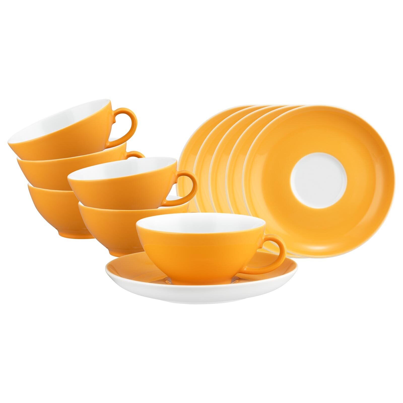 Teetassen mit Untertassen Liberty Pure Colors  6er Set