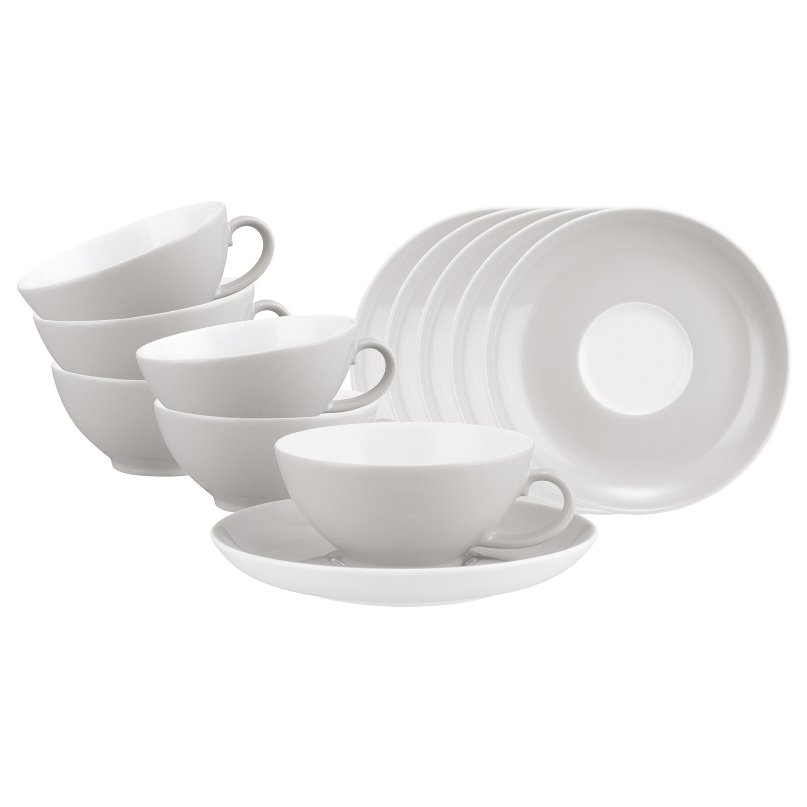 Teetassen mit Untertassen Liberty Pure Colors  6er Set