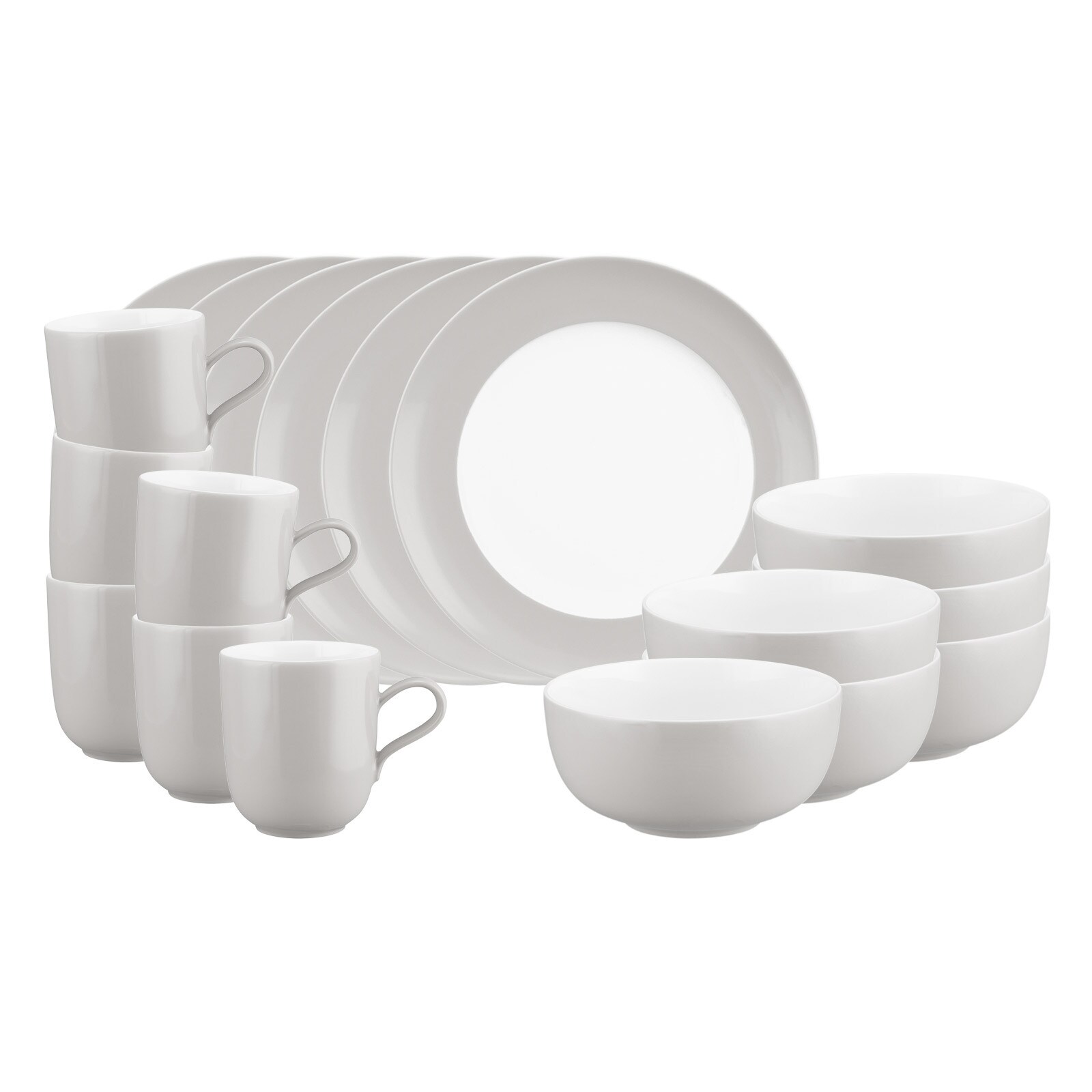 Seltmann Weiden Fr&uuml;hst&uuml;cks-Set Liberty Pure Colors 18er Set 