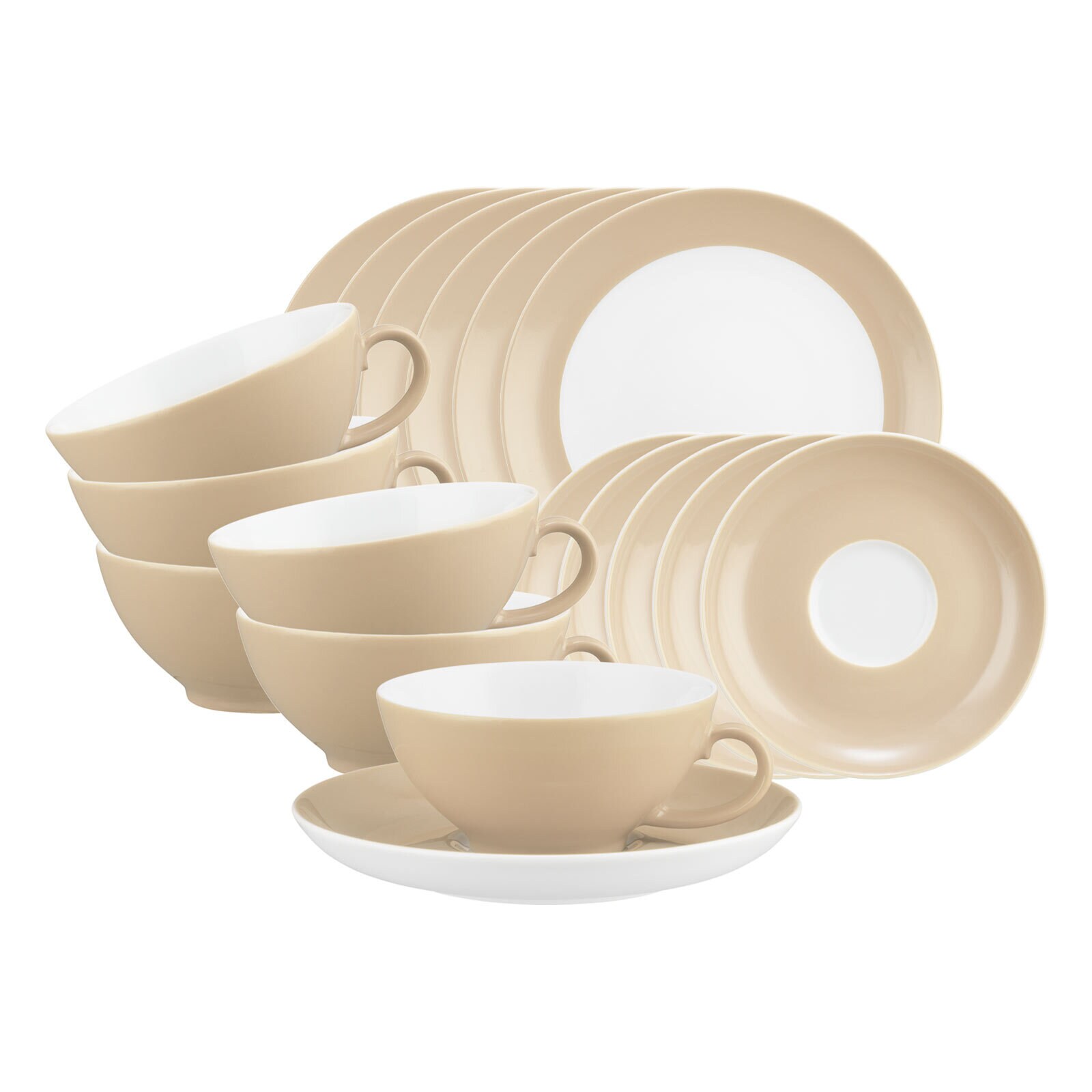 Seltmann Weiden Teeservice Liberty Pure Colors 18er Set 