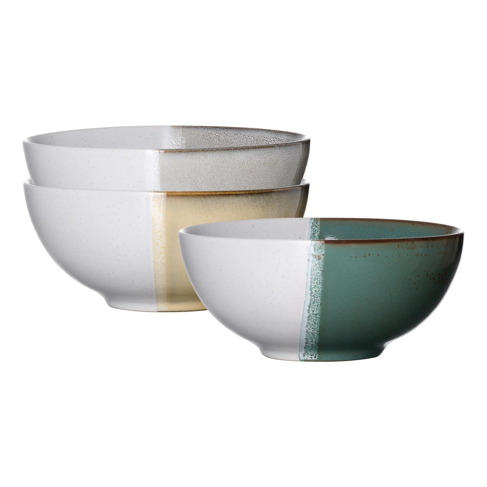 Ritzenhoff & Breker Poke Bowlschalen Tonala &oslash; 17,5 cm 3er Set 