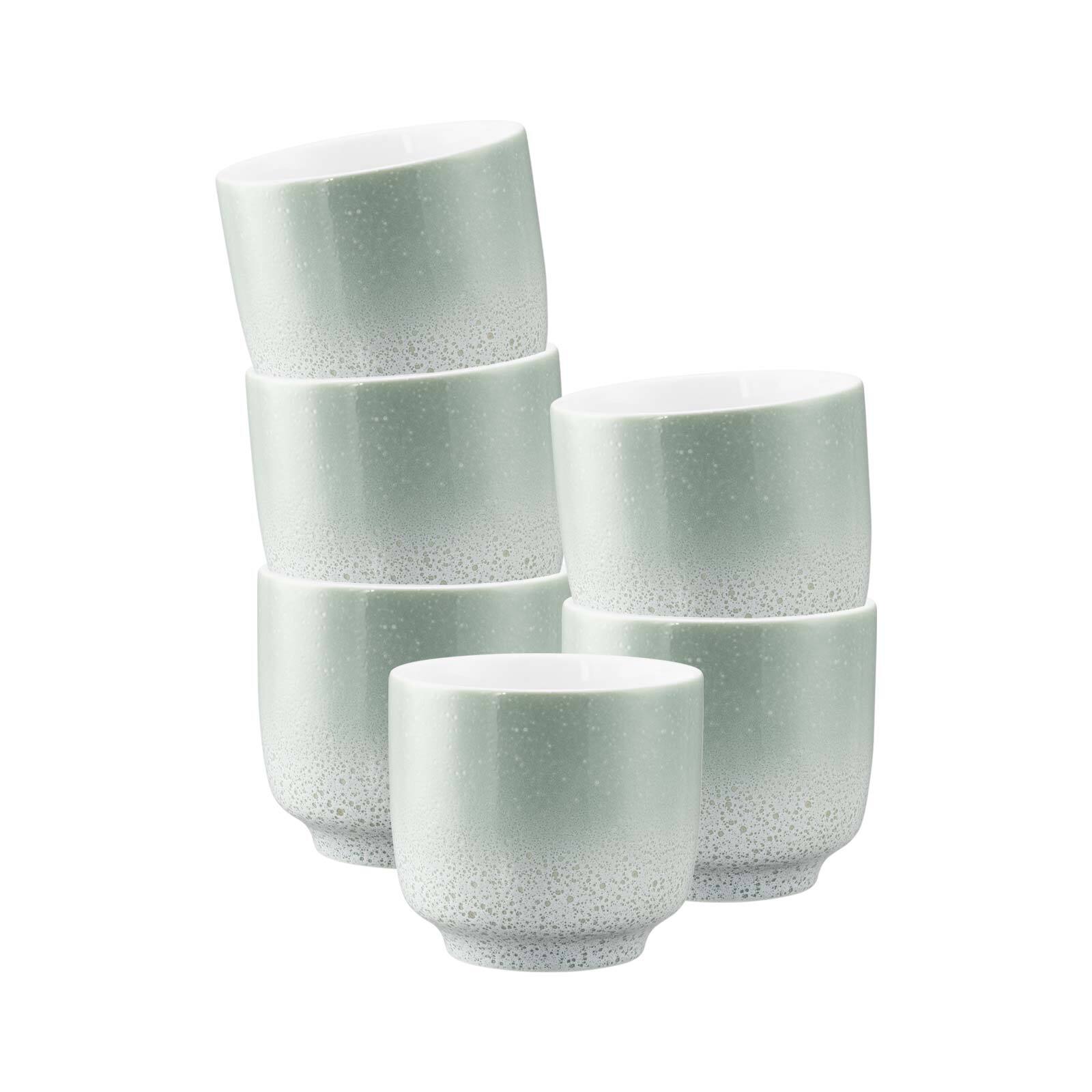 Seltmann Weiden Cappuccinotassen ohne Henkel Sento Home 300 ml 6er Set 