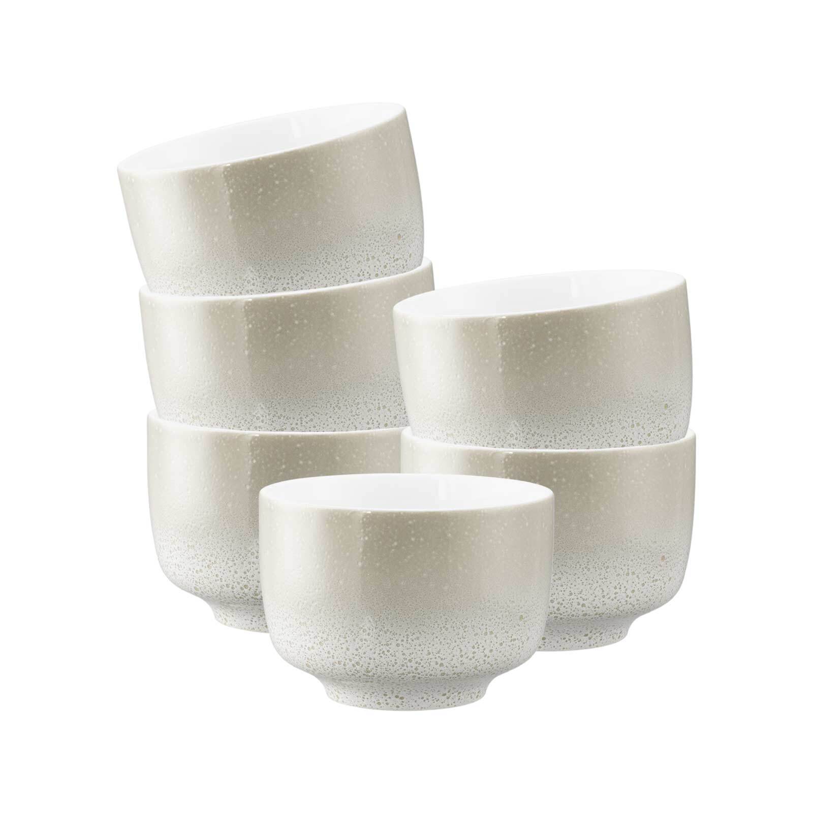 Seltmann Weiden Milchkaffeetassen ohne Henkel Sento Home 350 ml 6er Set 