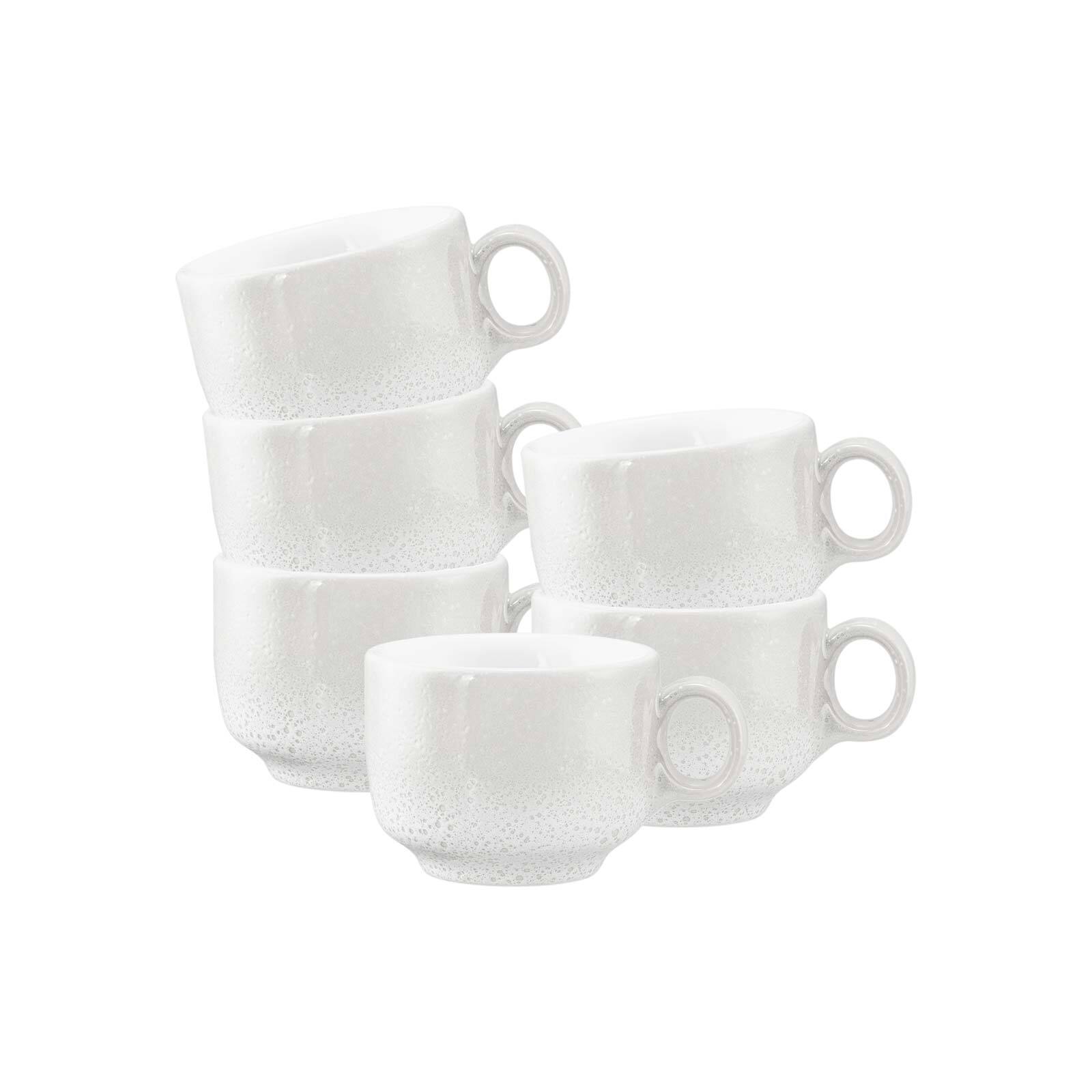 Seltmann Weiden Espressotassen mit Henkel Sento Home 80 ml 6er Set 