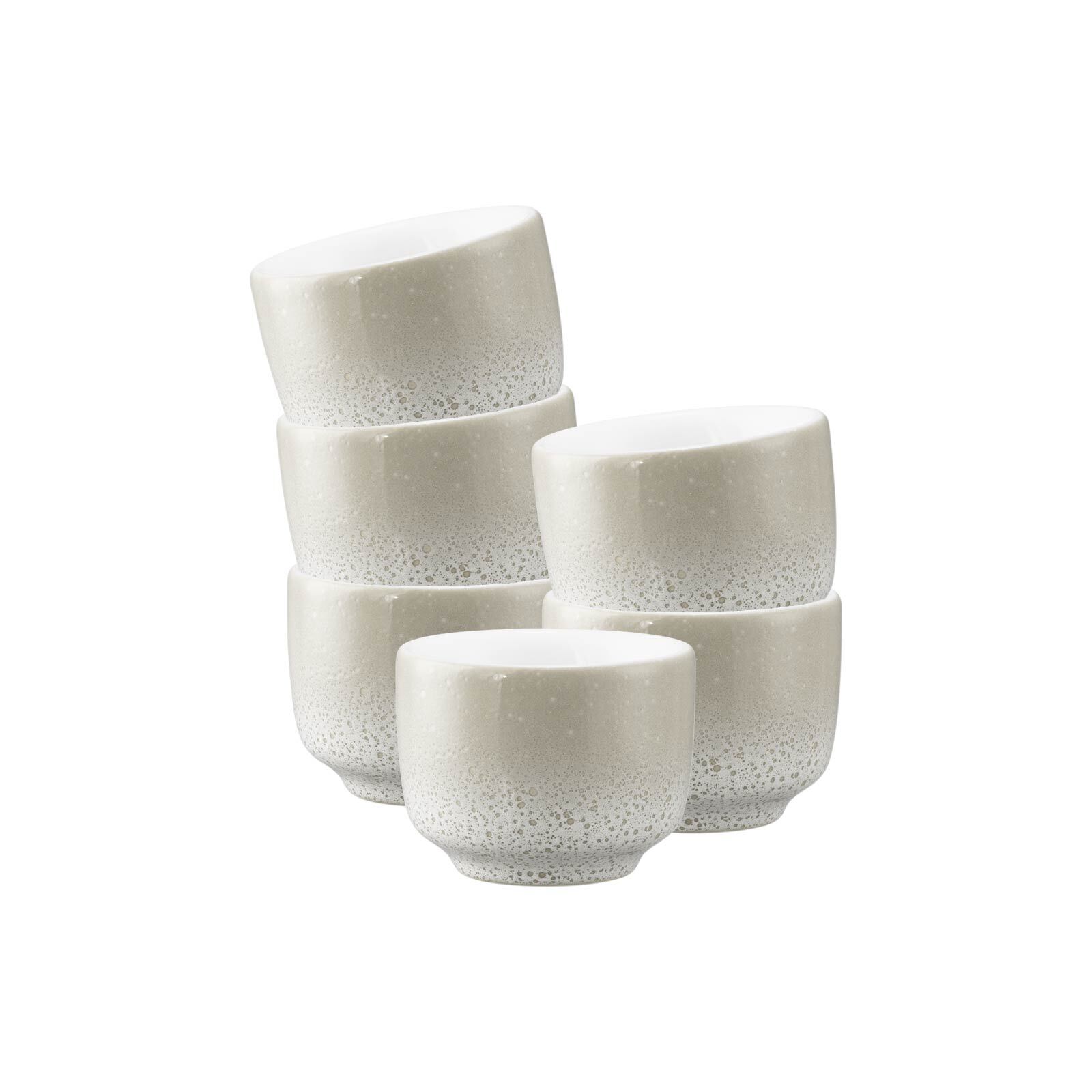 Seltmann Weiden Espressotassen ohne Henkel Sento Home 80 ml 6er Set 