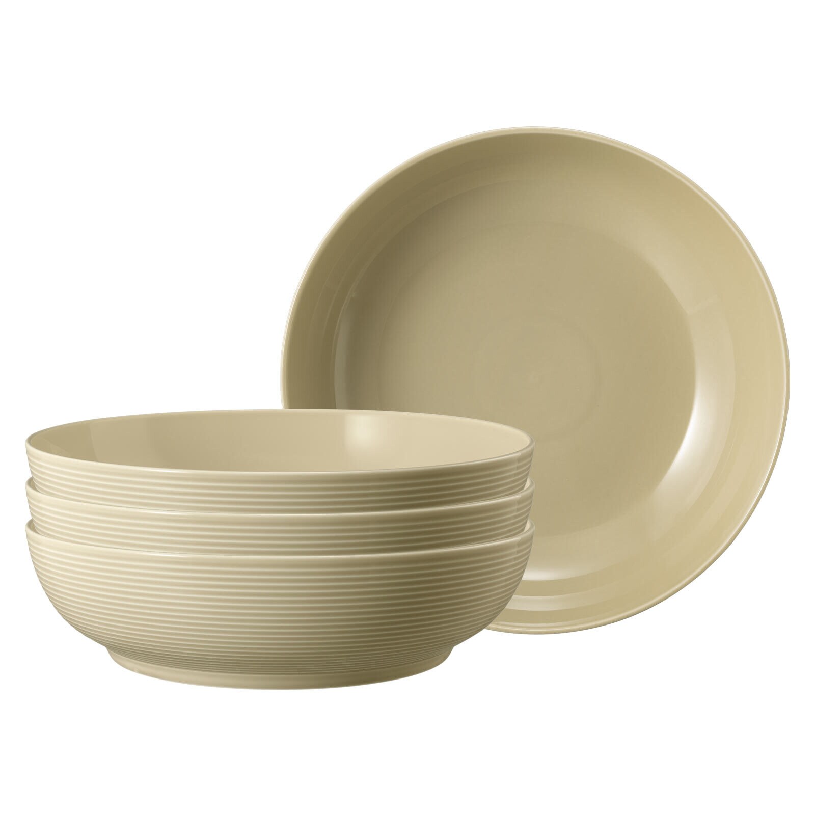 Foodbowls Beat Color Glaze ø 25,5 cm 4er Set
