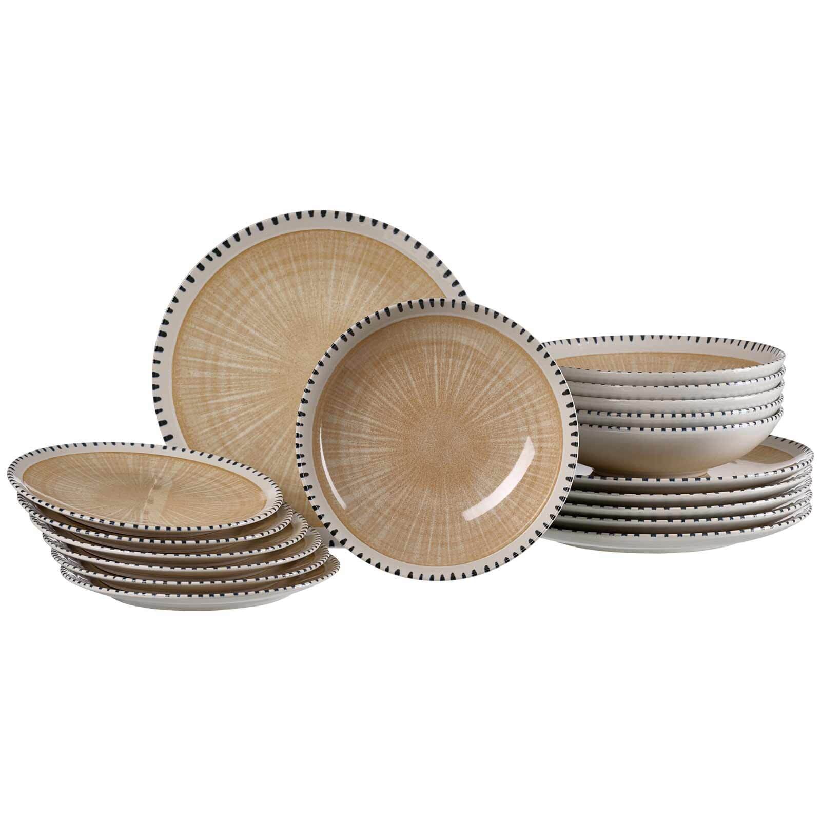 Tellerset Natura 18er Set