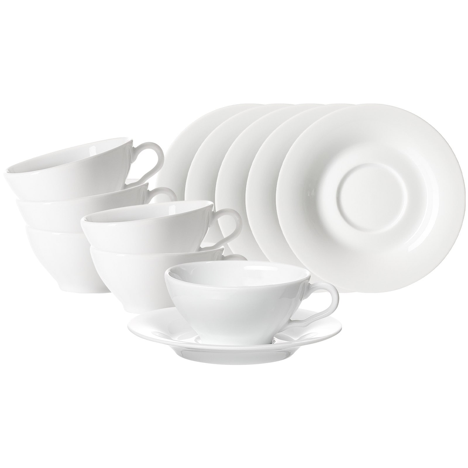 Ritzenhoff & Breker Teetassen mit Untertassen Ostfriese 100 ml 6er Set 