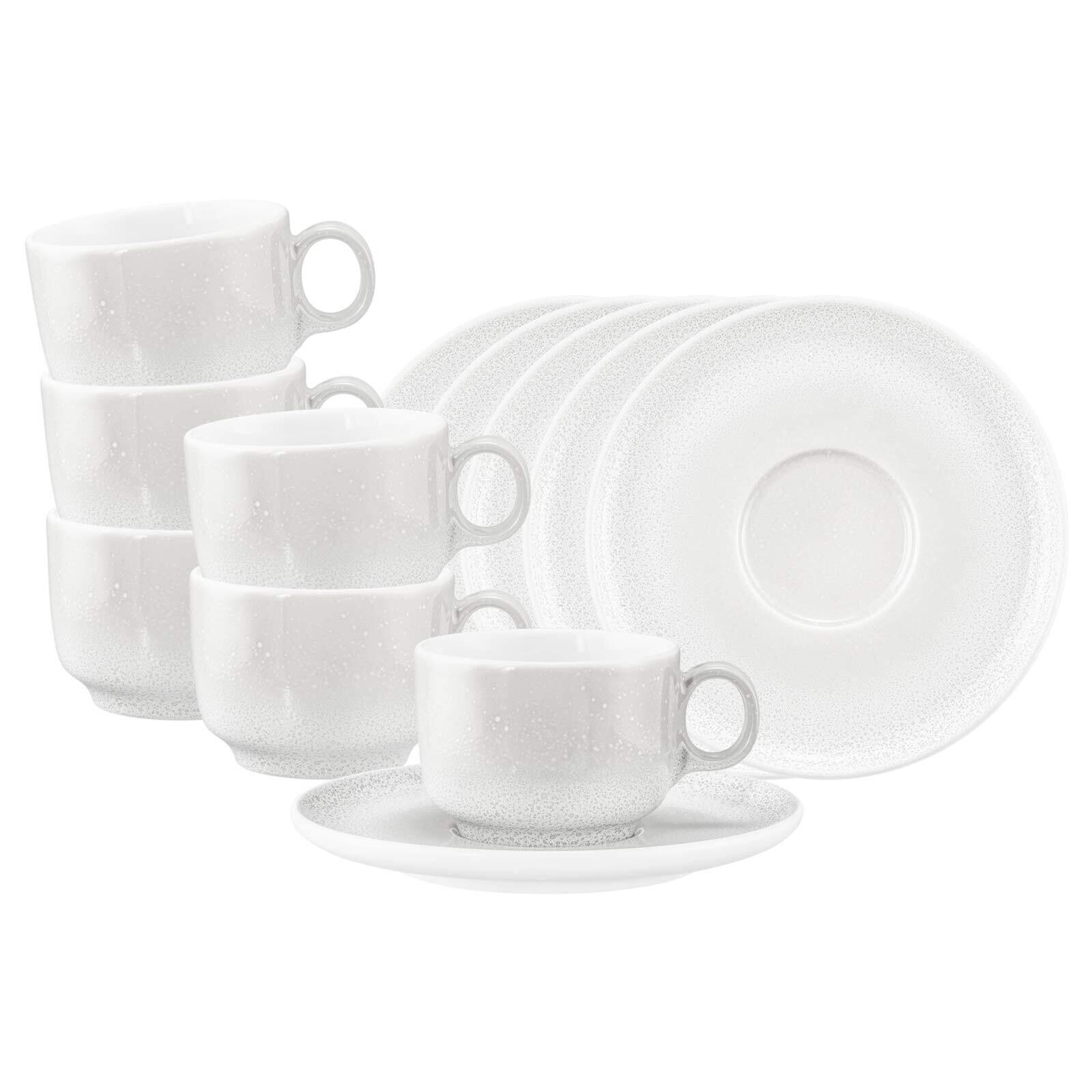Seltmann Weiden Kaffeetassen mit Untertassen Sento Home 210 ml 6er Set