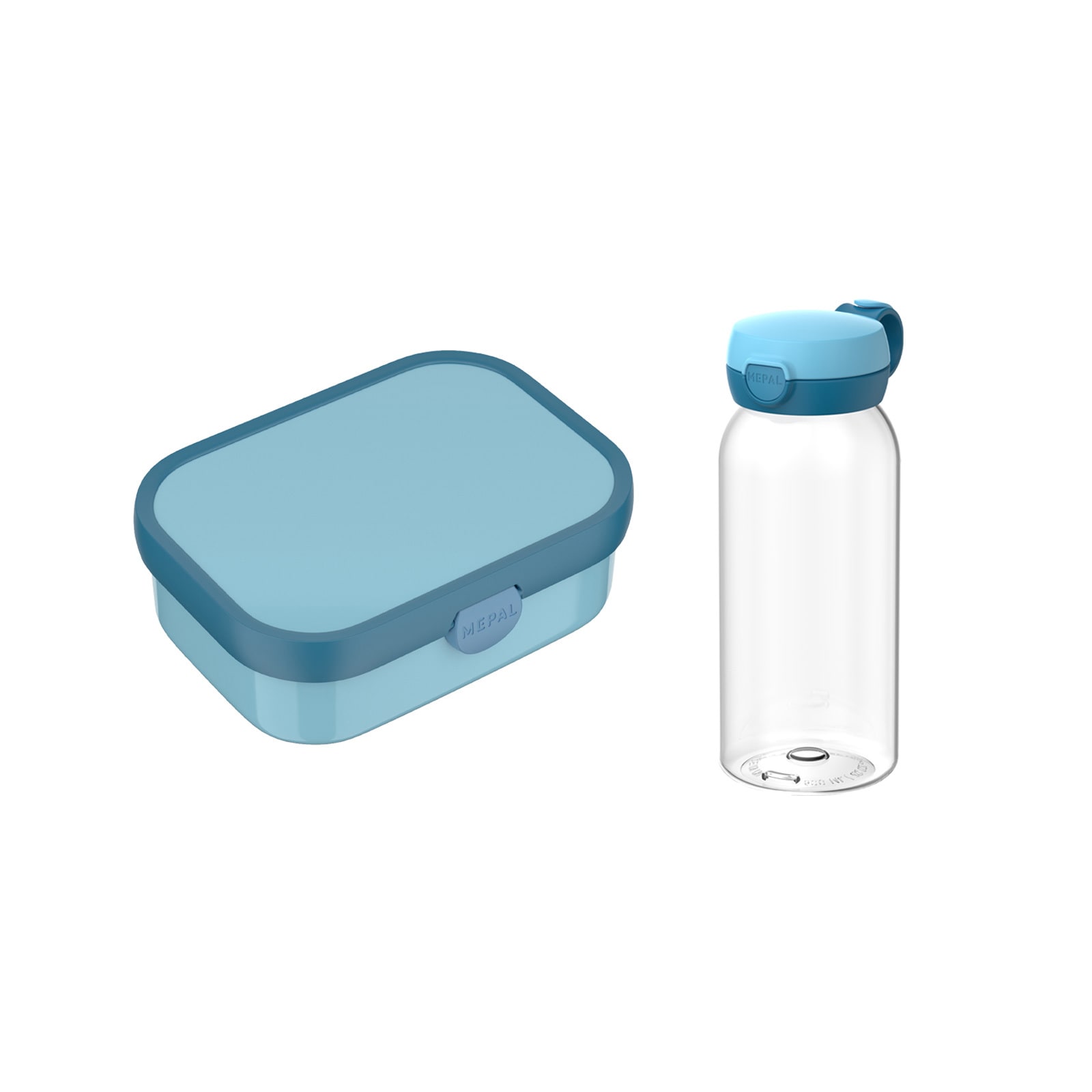 Mepal Lunchset (Flasche mit Klappdeckel) Campus 600 ml + 750 ml 2er Set 