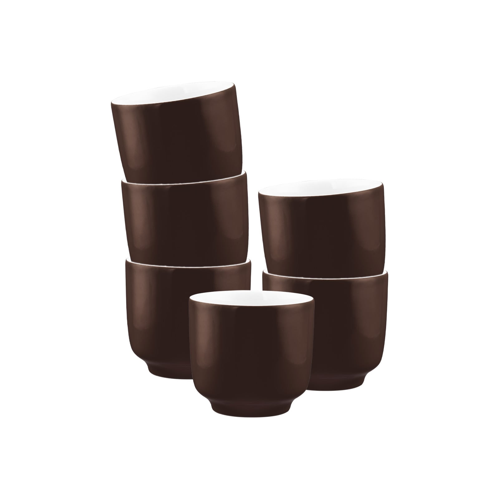 Seltmann Weiden Cappuccinotassen ohne Henkel Sento Home Pure Colors 300 ml 6er Set 