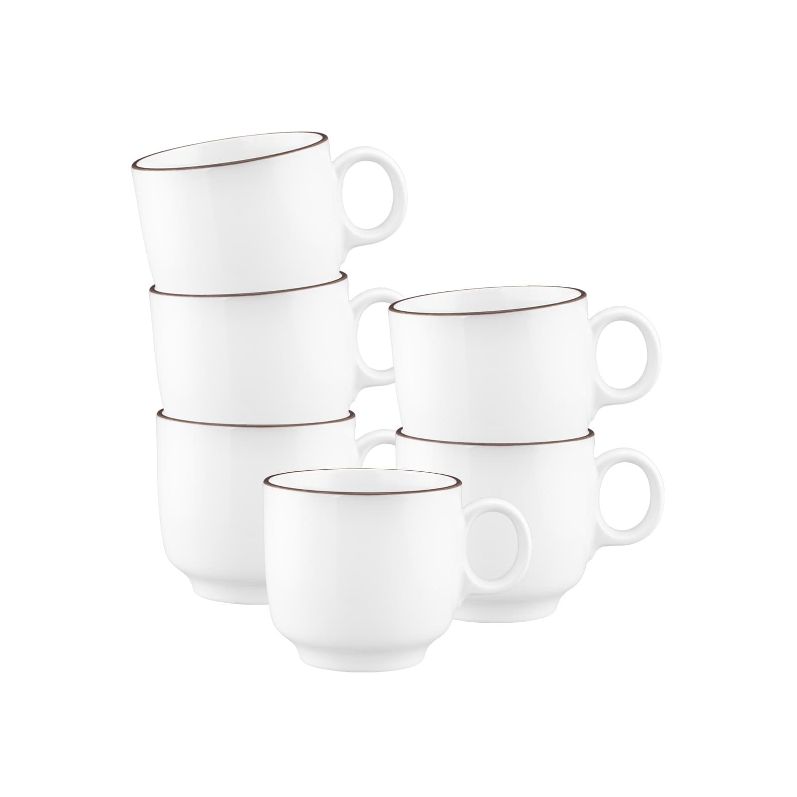 Seltmann Weiden Cappuccinotassen Sento Home Pure Lines 300 ml 6er Set 