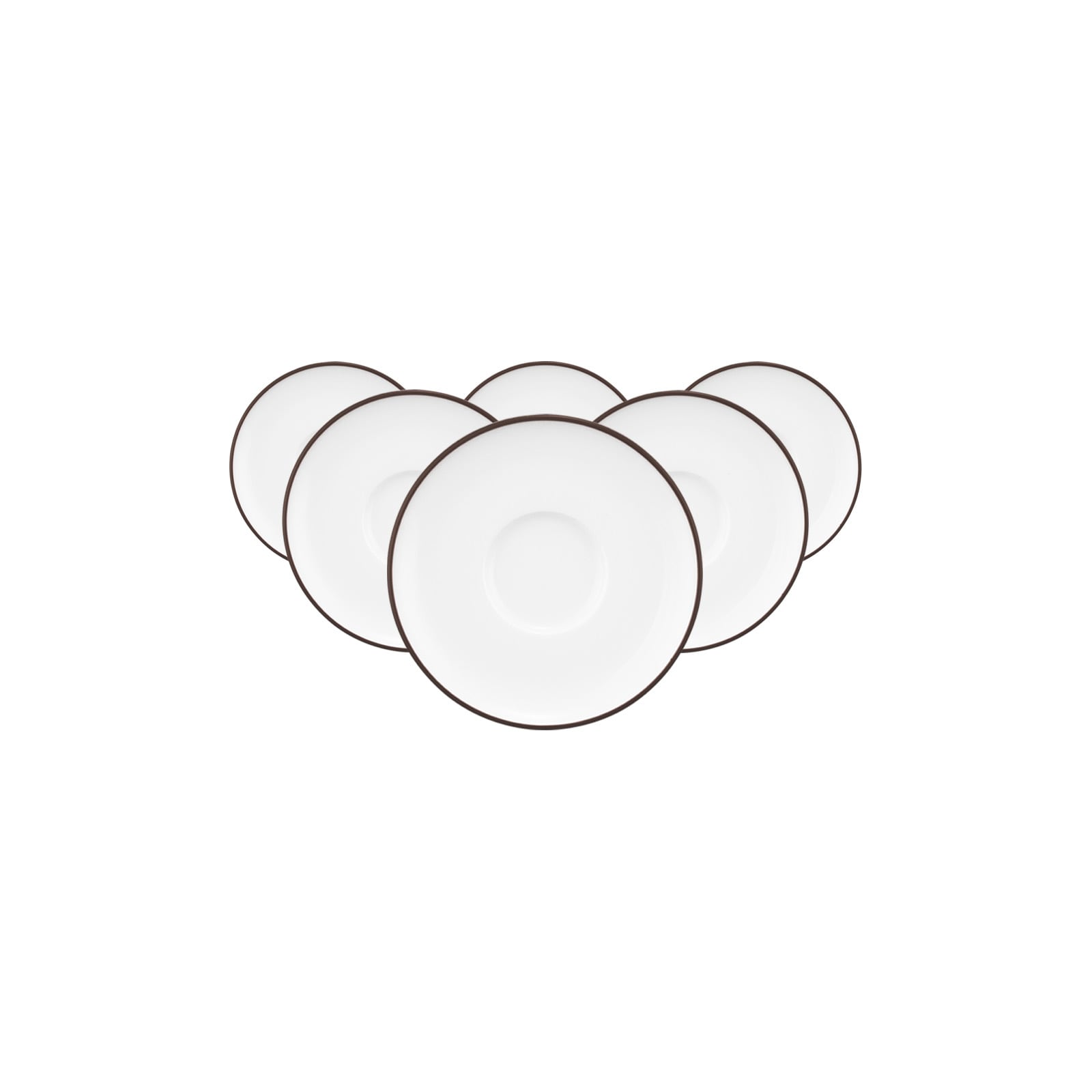 Seltmann Weiden Espressountertassen Sento Home Pure Lines &oslash; 12 cm 6er Set 