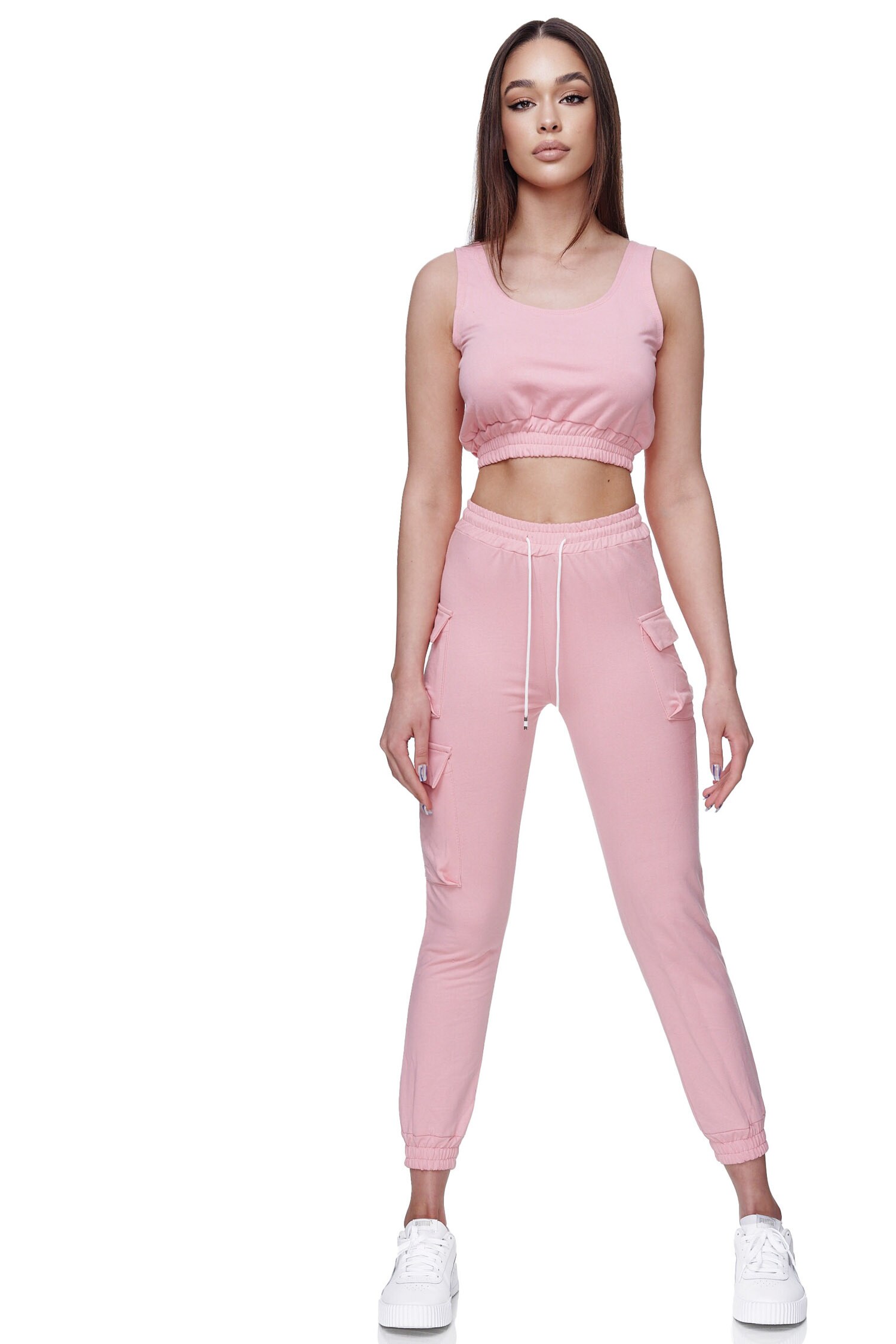 RAYSHYNE Damen Freizeitanzug Zweiteiler Training Anzug in Einheitsgr&ouml;&szlig;e RS09 