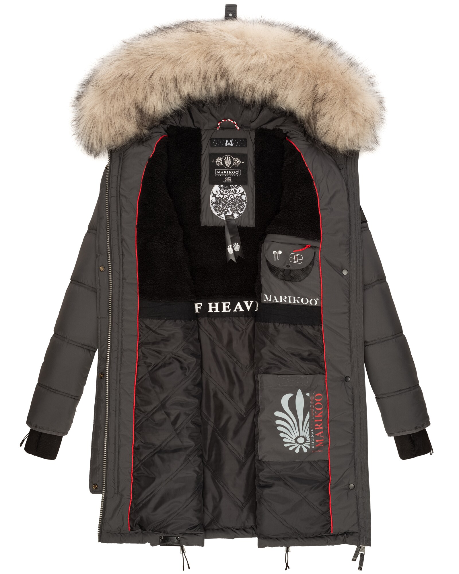 Fur Oversized Parka Damen Winter Steppmantel Oversized Jacken