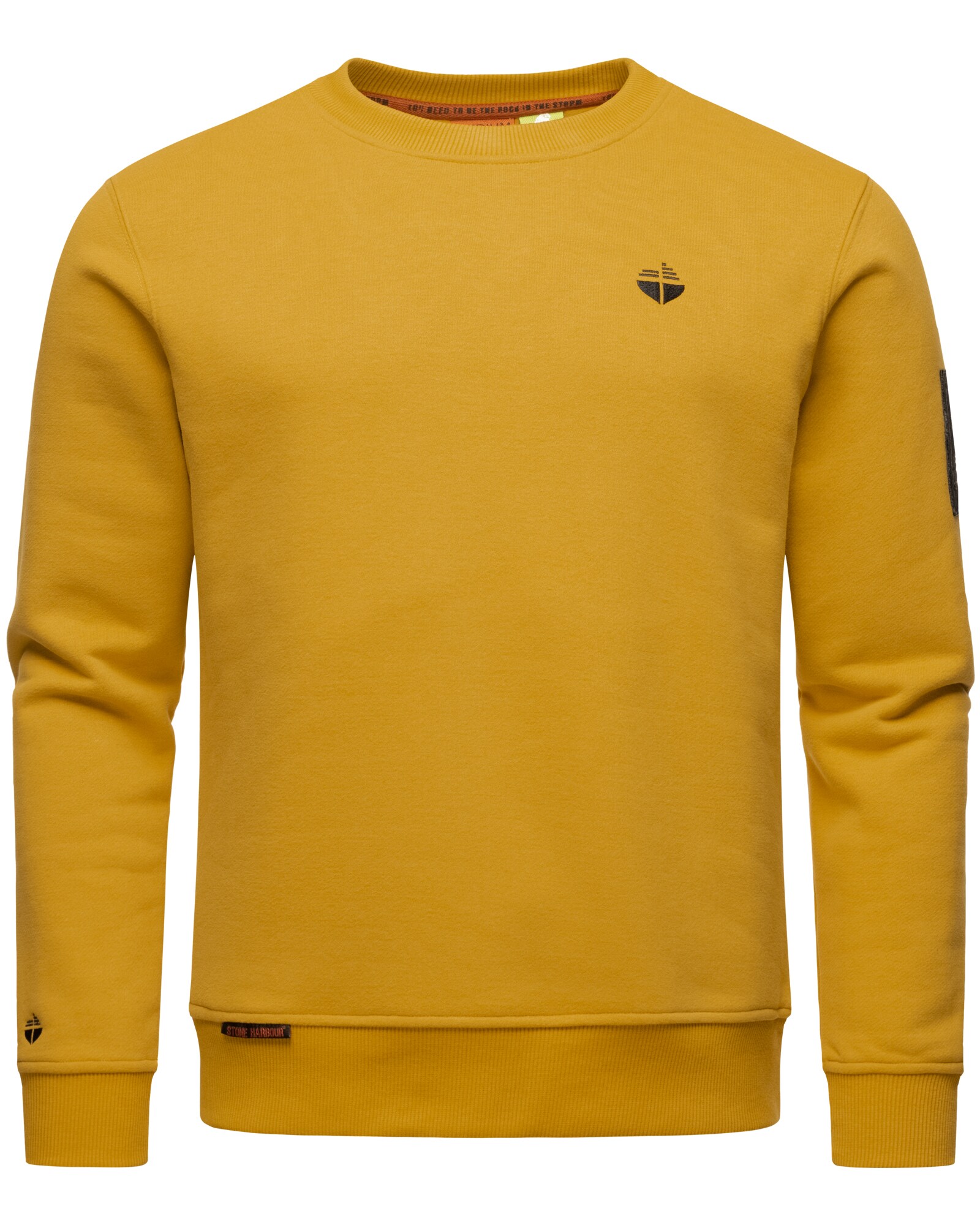 STONE HARBOUR Herren Sweater stylischer Pullover mit Rundhals-Ausschnitt Boo Brock 