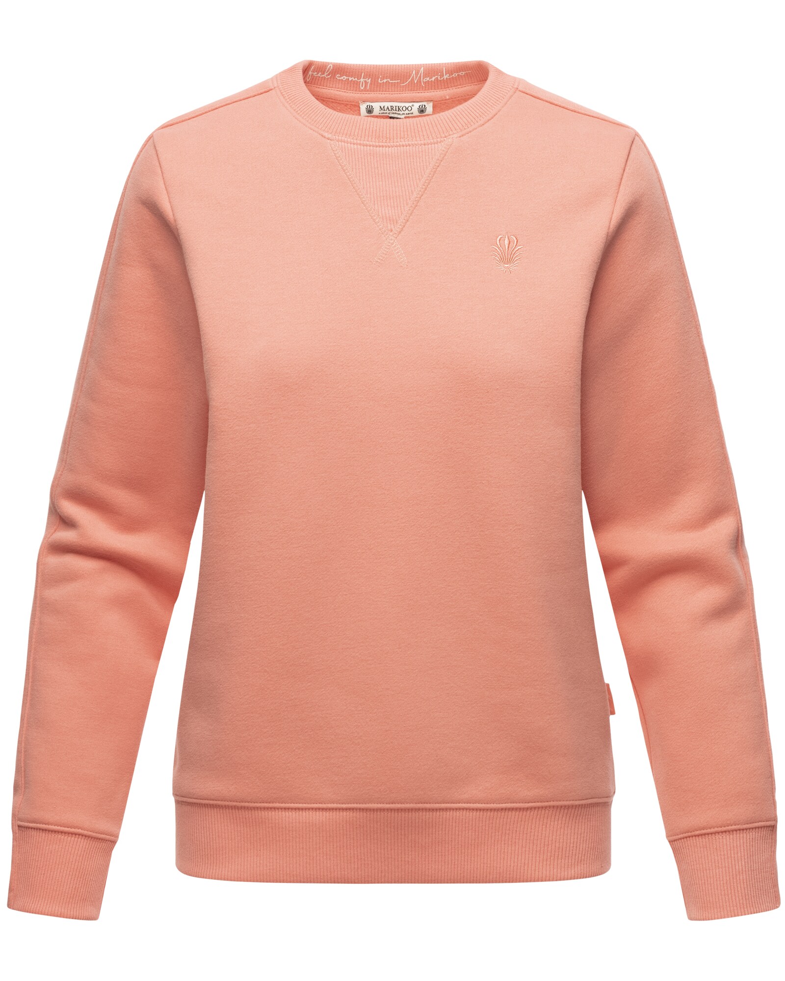 MARIKOO Damen Sweatshirt Pullover Mit Recyceltem Material Umikoo 