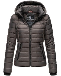 NAVAHOO Damen Steppjacke leichte Übergangsjacke mit Kapuze Lulana 