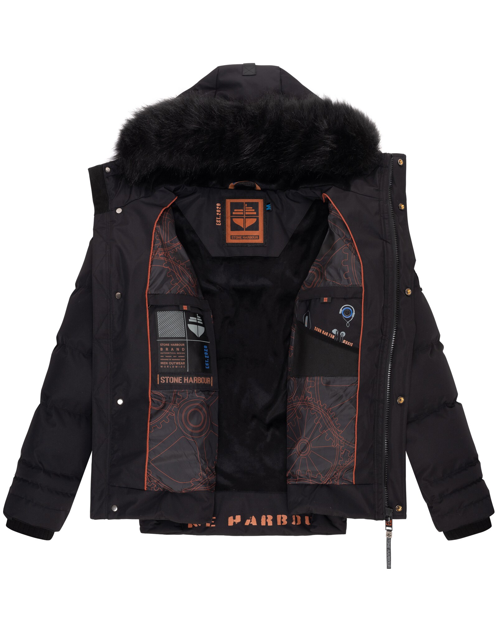 Kapuze Esprit Herren Steppjacke Winterjacke Herren S EDC By Esprit