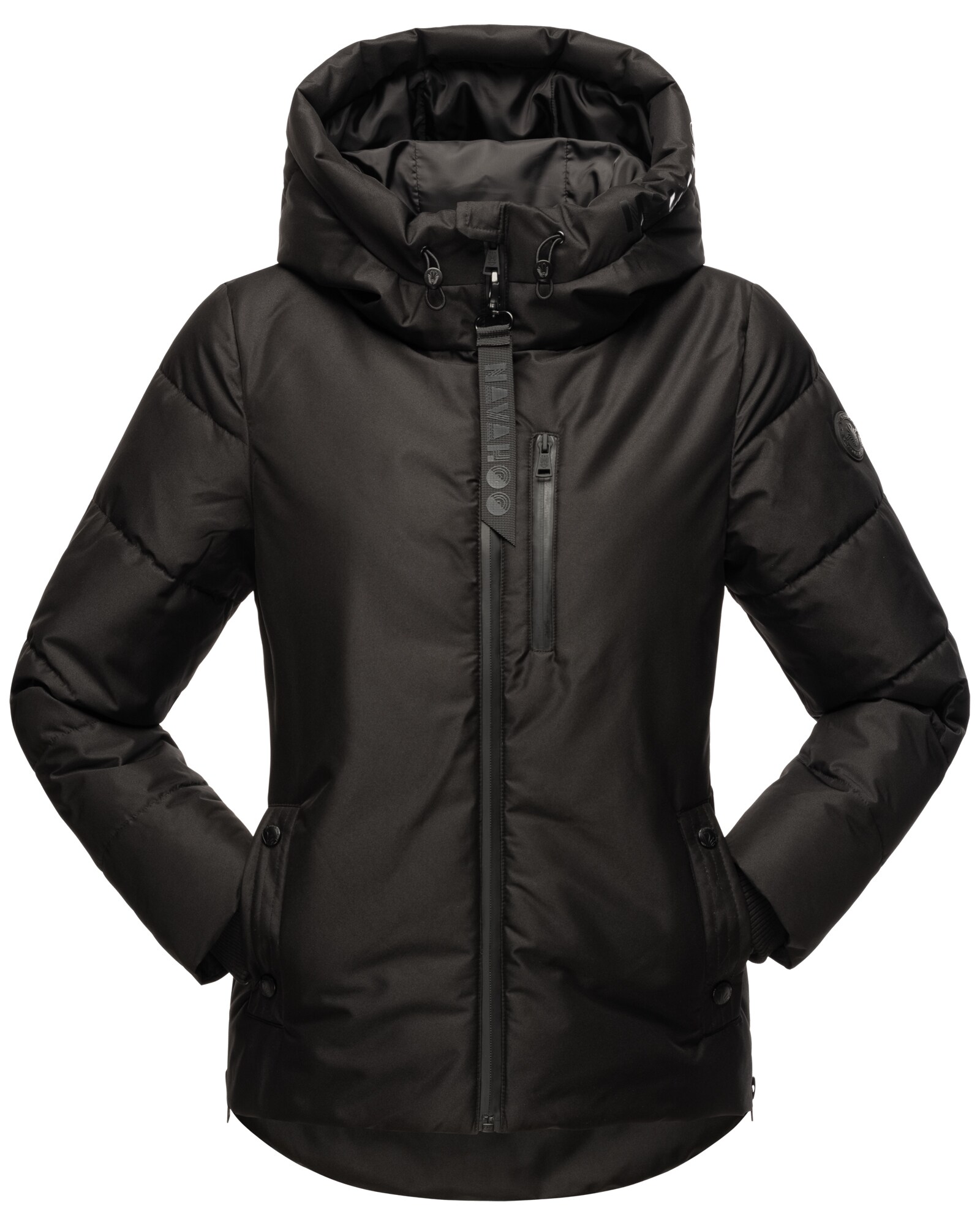NAVAHOO Damen stylische Steppjacke Outdoor Winterjacke mit dezenter Steppung Kr&uuml;melein 