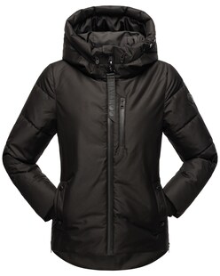 NAVAHOO Damen stylische Steppjacke Outdoor Winterjacke mit dezenter Steppung Krümelein 