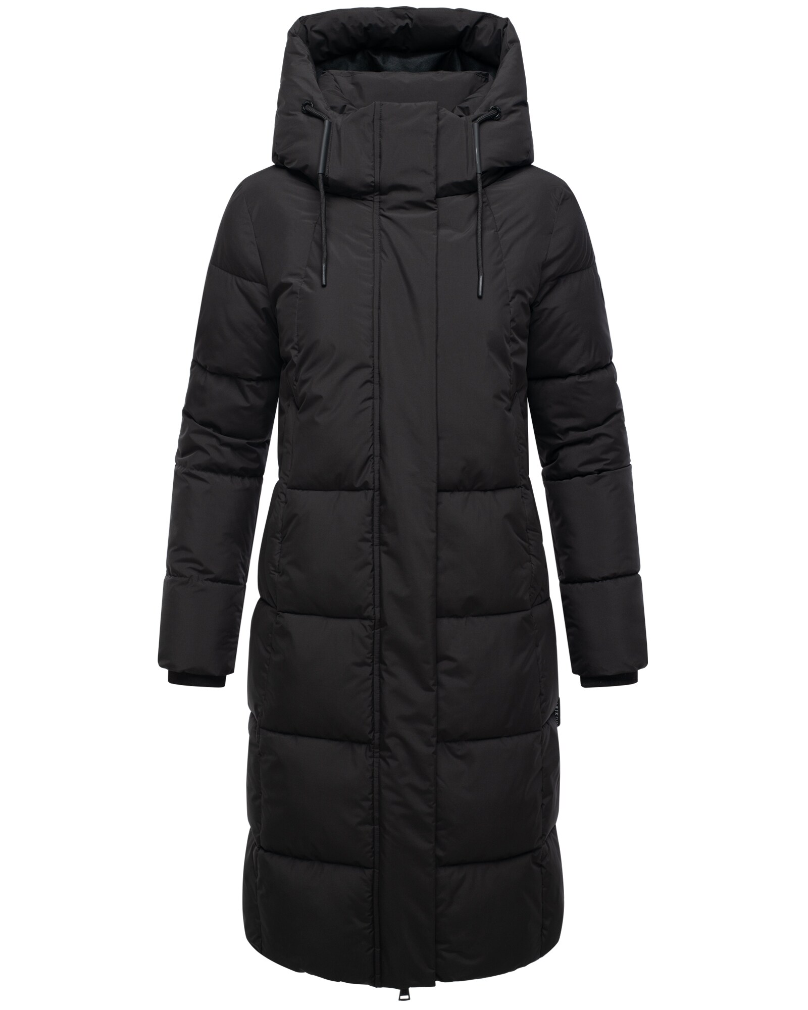 MARIKOO Damen Steppmantel Lang Stepp Wintermantel Jacke gef&uuml;ttert Outdoor Parka abnehmbarer Kapuze Chumanii 