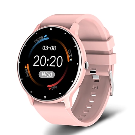 TPFNet Smart Watch / Fitness Tracker IP67 - Android & IOS - Rosa 