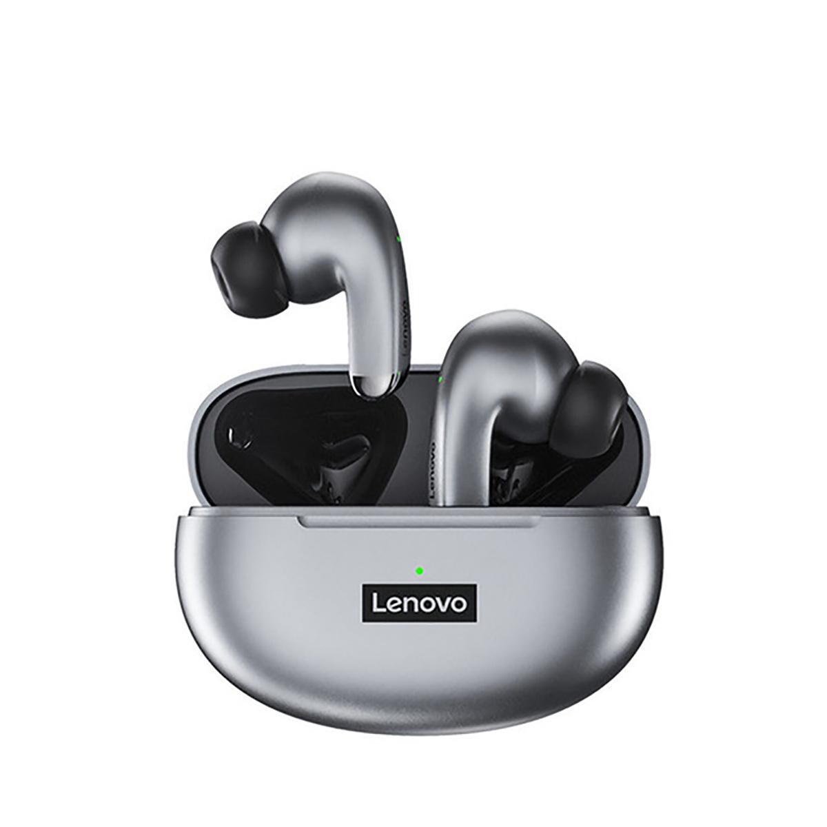 Lenovo LP5 Bluetooth-Kopfh&ouml;rer Grau 