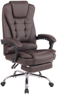 TPFLiving Bürostuhl OnixKunstleder Braun 