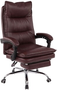 TPFLiving Bürostuhl Poncho Kunstleder Weiß 