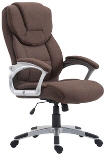 TPFLiving Bürostuhl Texum 2 Stoff Taupe 