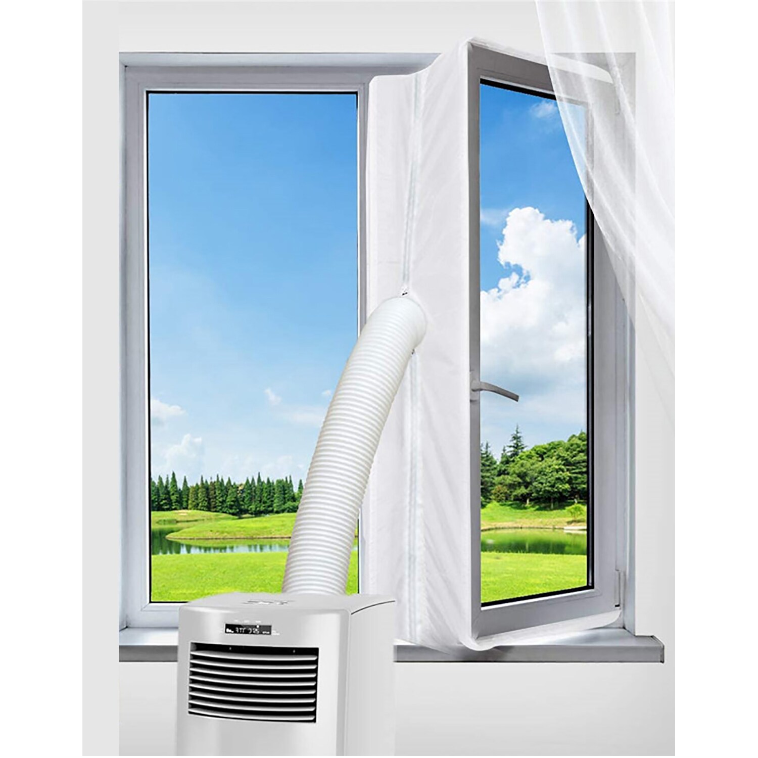 Fenster-Set Erweiterung Fenster Abdichtung Klimagerät / Trockner - 4m