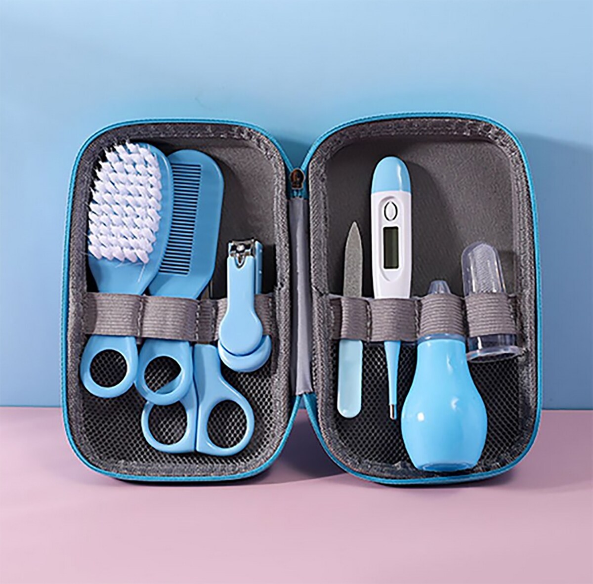 Babypflege-Set 8-teilig, Blau