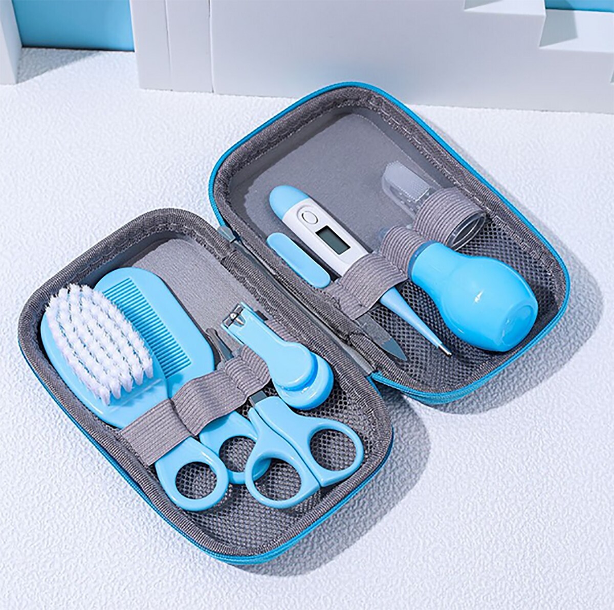 Babypflege-Set 8-teilig, Blau