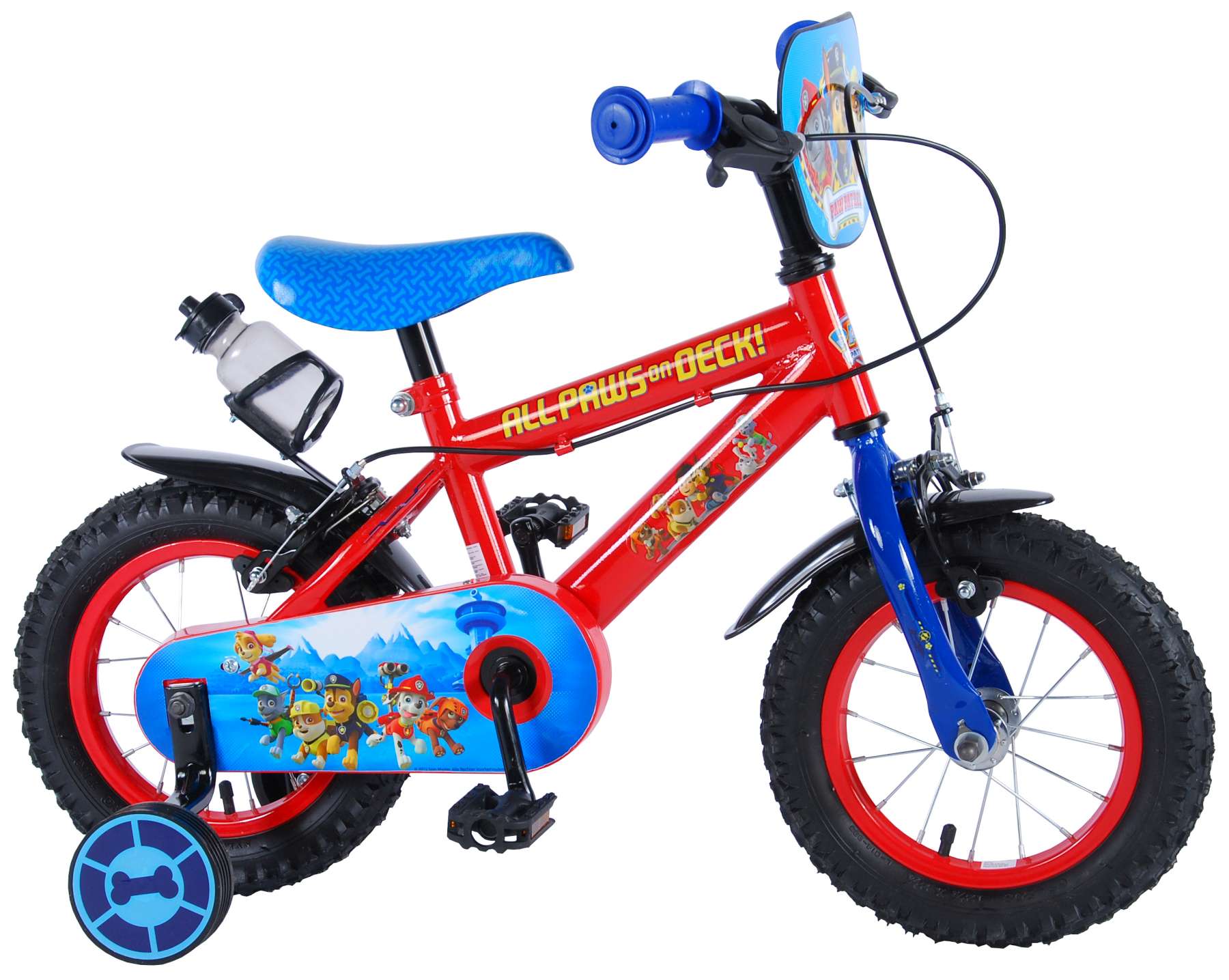 TPFSports Paw Patrol Kinderfahrrad - Jungen - 12 Zoll - Modell 2 