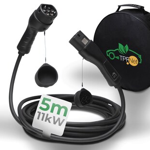 TPFNet Typ 2 E-Auto Ladekabel 11kW, 16A, 3-Phasig, 5m 