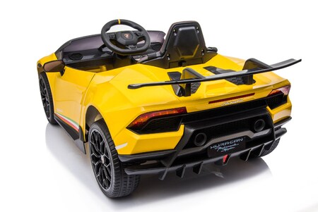 TPFLiving Elektro-Kinderauto Lamborghini Huracan gelb - Kinderauto -  Elektroauto - Ledersitz und Sicherheitsgurt bei Marktkauf online bestellen
