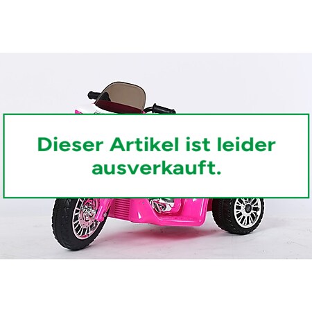 TPFLiving Elektro-Kindermotorrad Polizei Design  rosa - Kindermotorrad - Elektromotorrad - 
