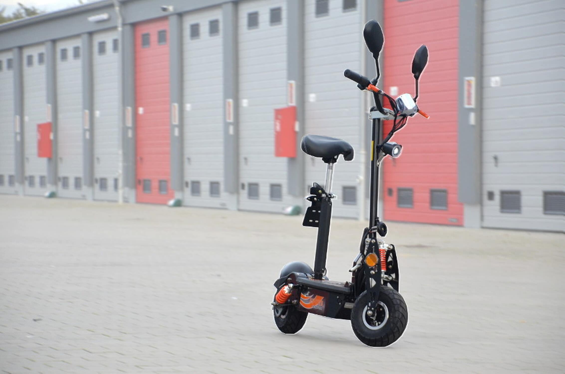 TPFLiving E-Scooter Fly mit Stra&szlig;enzulassung schwarz - Elektroroller - Scheibenbremsen 