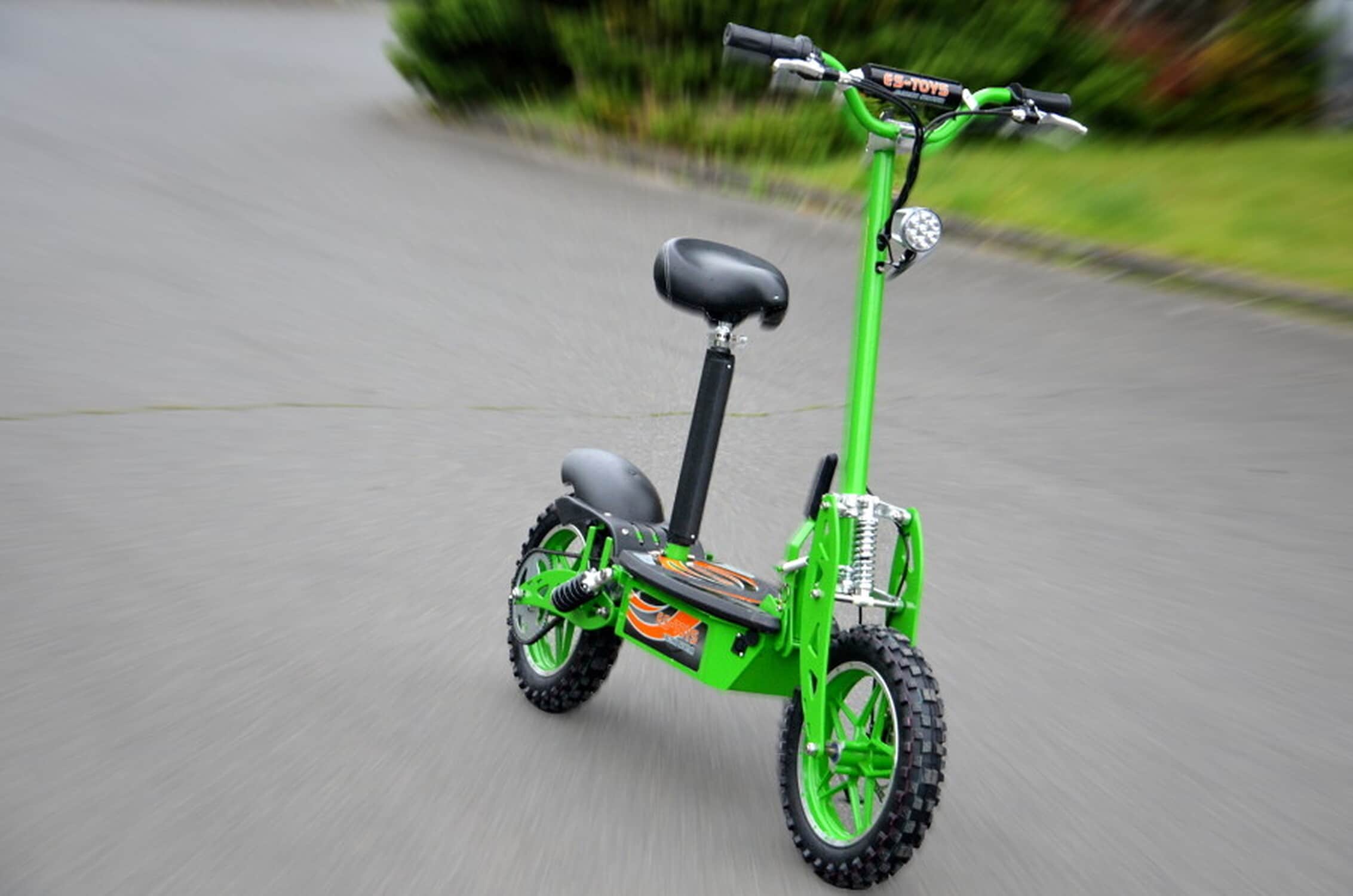 TPFLiving E-Scooter Beast ohne Stra&szlig;enzulassung gr&uuml;n - Elektroroller - Scheibenbremsen 