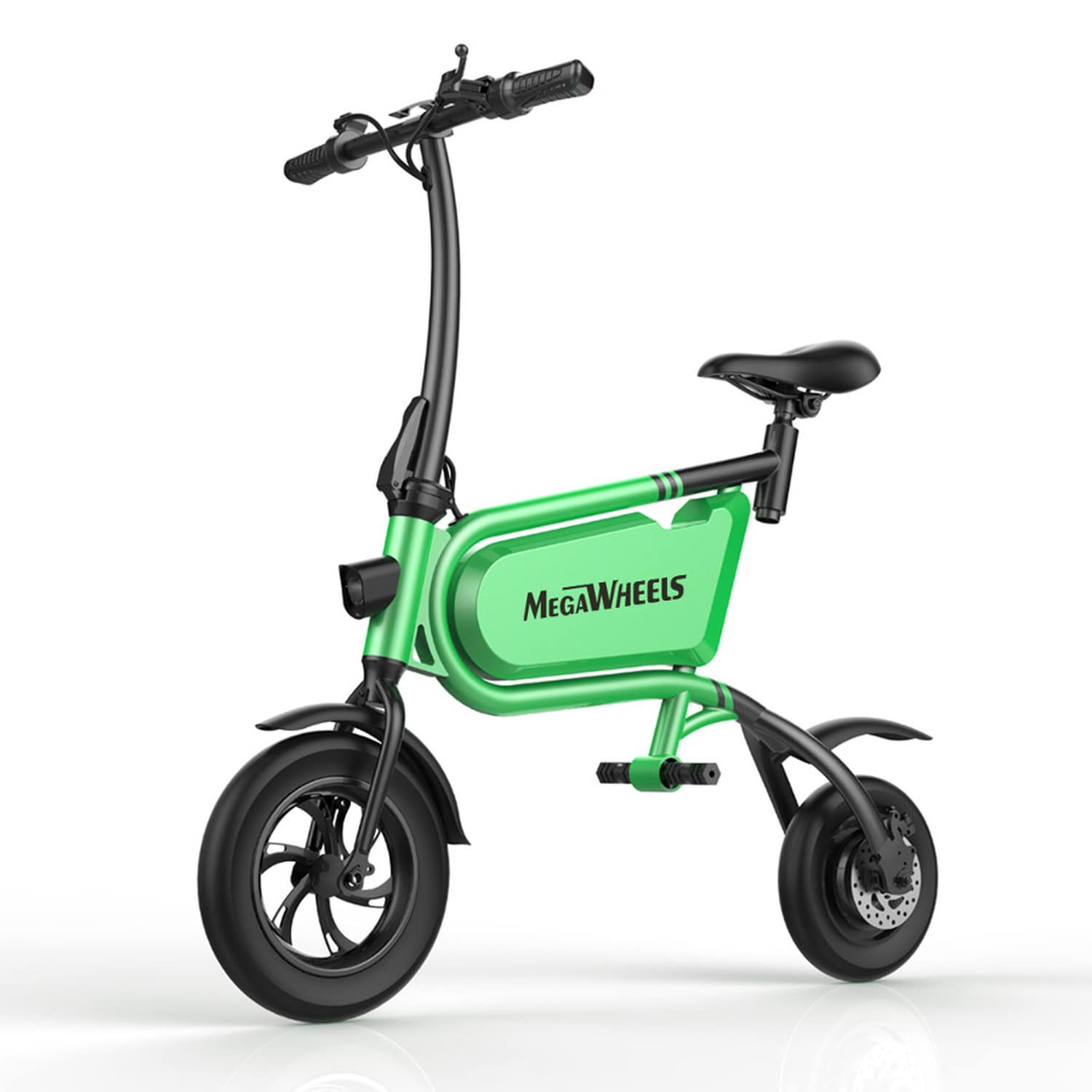 TPFLiving E-Scooter Bike ohne Stra&szlig;enzulassung gr&uuml;n - Elektroroller - Bremsen 