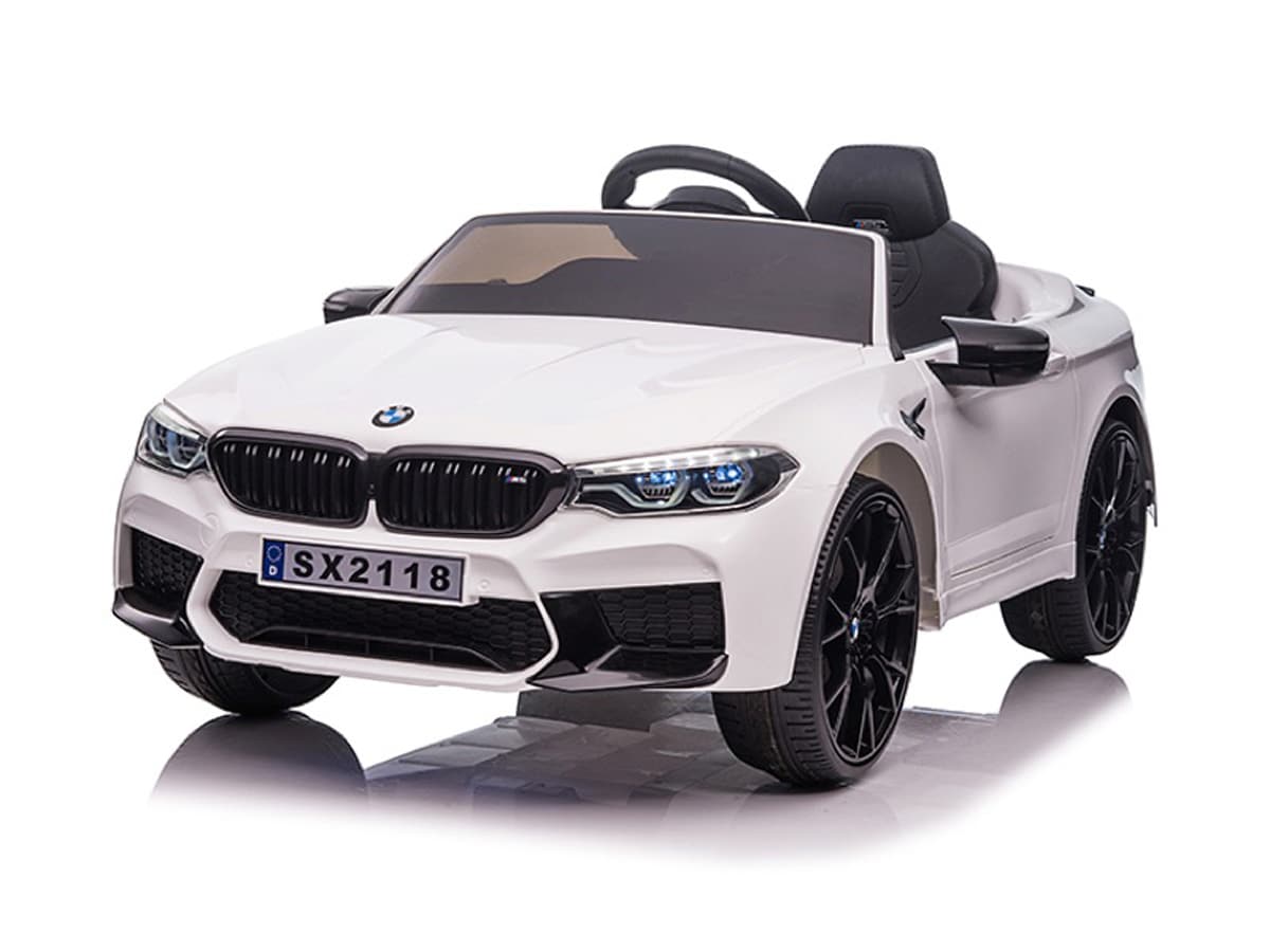 TPFLiving Elektro-Kinderauto BMW M5 silber 