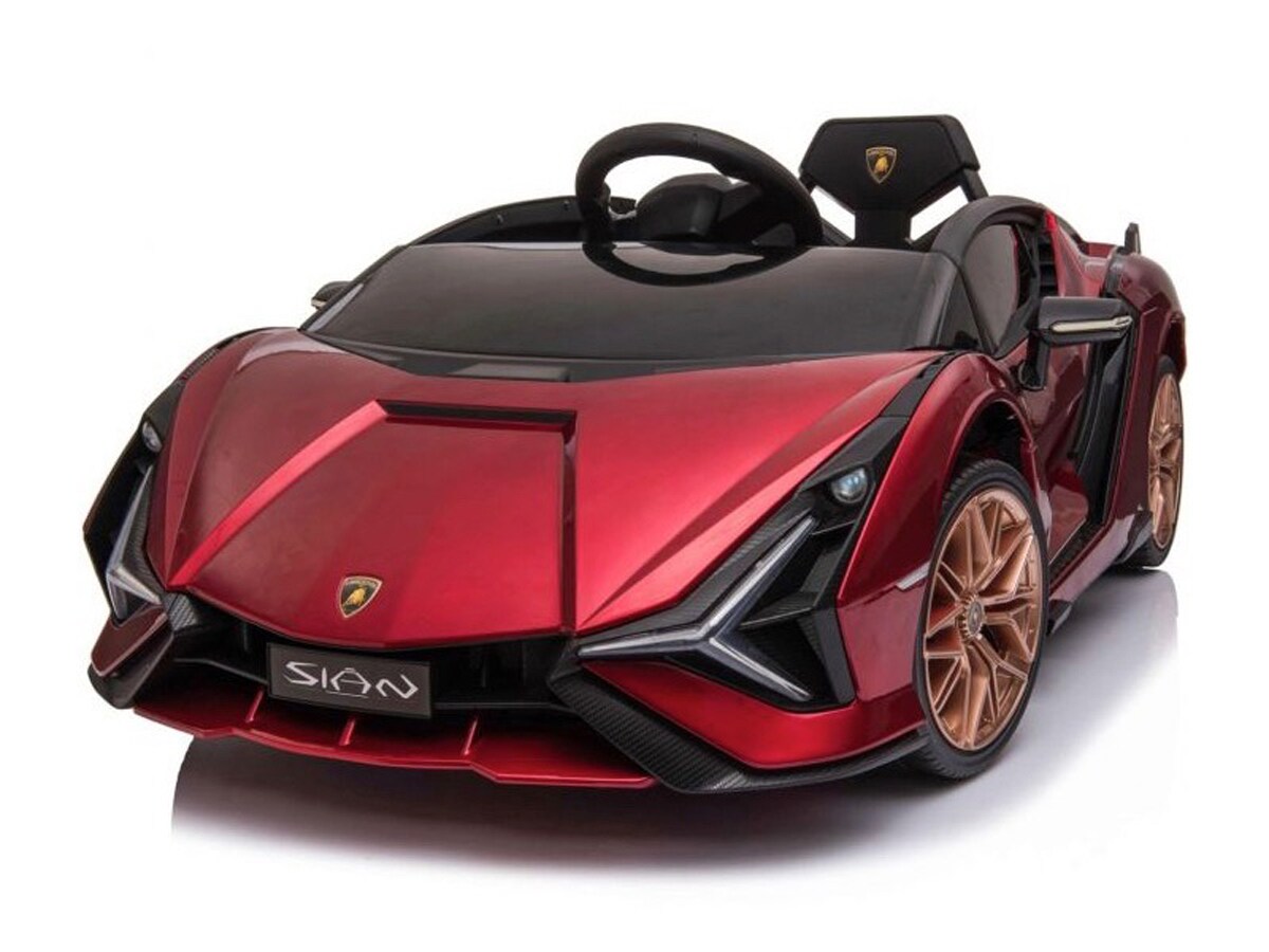 TPFLiving Elektro-Kinderauto Lamborghini Sian rot 