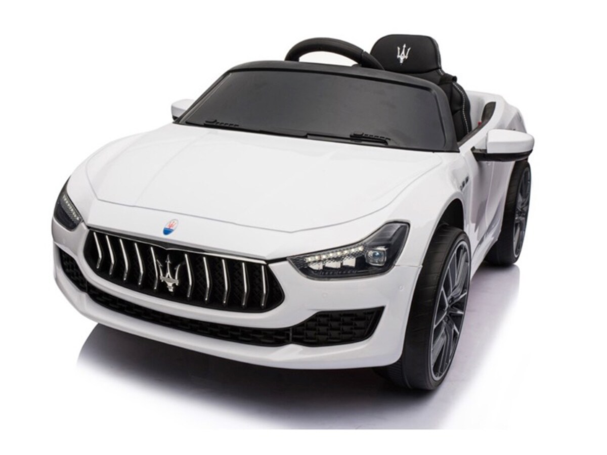 TPFLiving Elektro-Kinderauto Maserati Ghibli wei&szlig; 