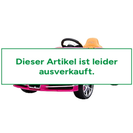 TPFLiving Elektro-Kinderauto Bugatti Chiron  rosa - Kinderauto - Elektroauto - Ledersitz und Sicherheitsgurt 