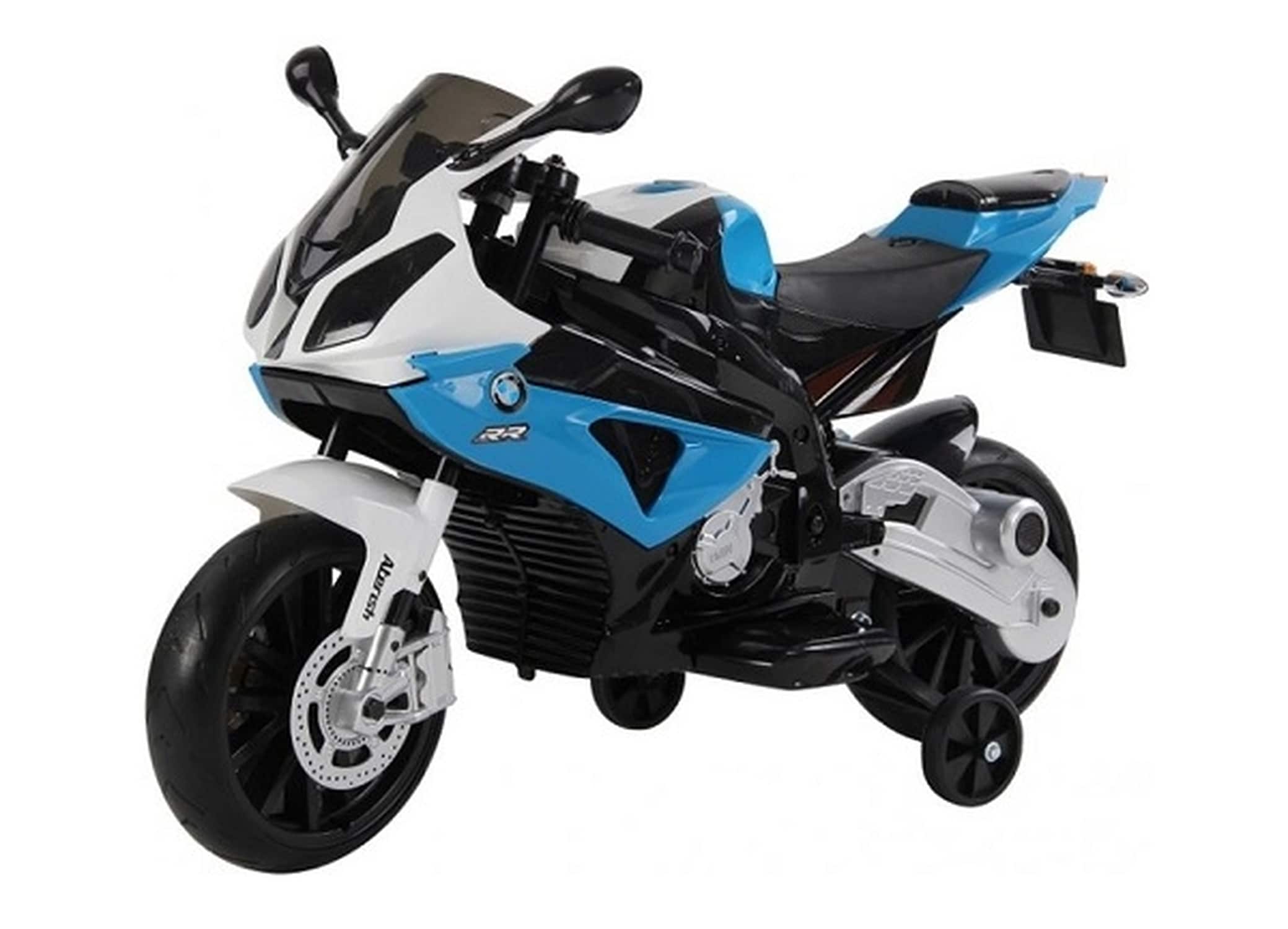 TPFLiving Elektro-Kindermotorrad BMW S 1000 blau 