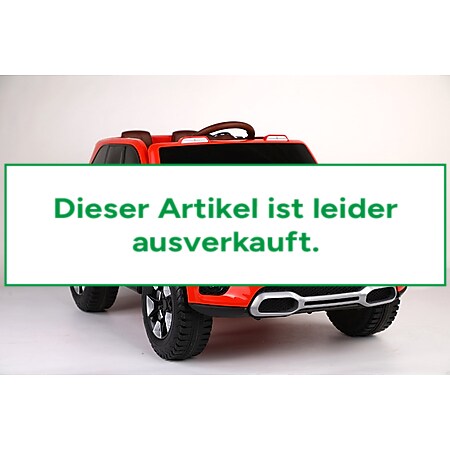 TPFLiving Elektro-Kinderauto Mercedes GLB  rot - Kinderauto - Elektroauto - Ledersitz und Sicherheitsgurt 