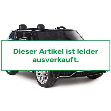 TPFLiving Elektro-Kinderauto Mercedes GLS63 AMG Doppelsitzer schwarz - Kinderauto - Elektroauto - Ledersitz und Sicherheitsgurt 
