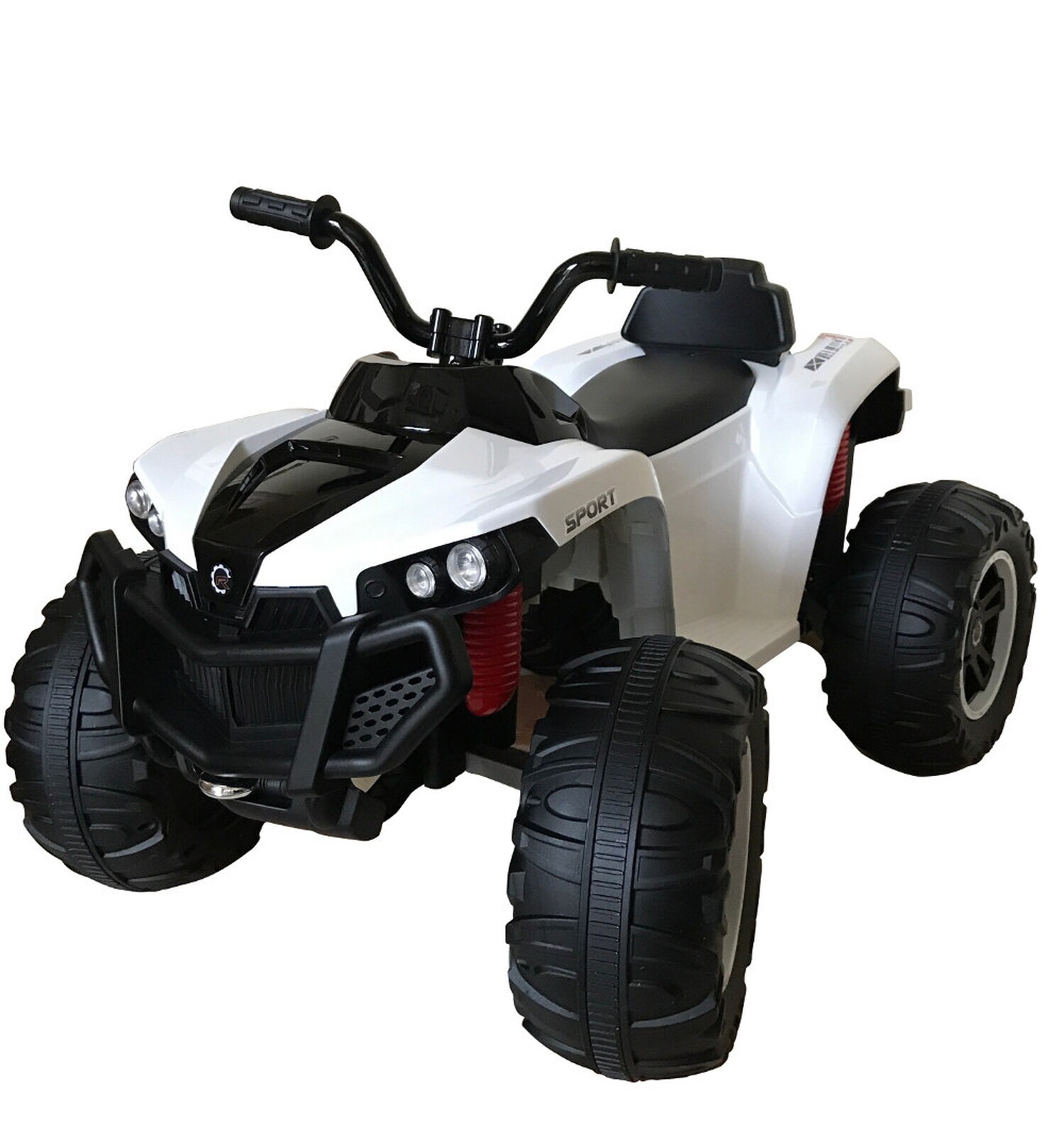 TPFLiving Elektro-Kinderquad Quad S888  weiss - Kinderauto - Elektroquad - Kinder-Quad - Sitz 
