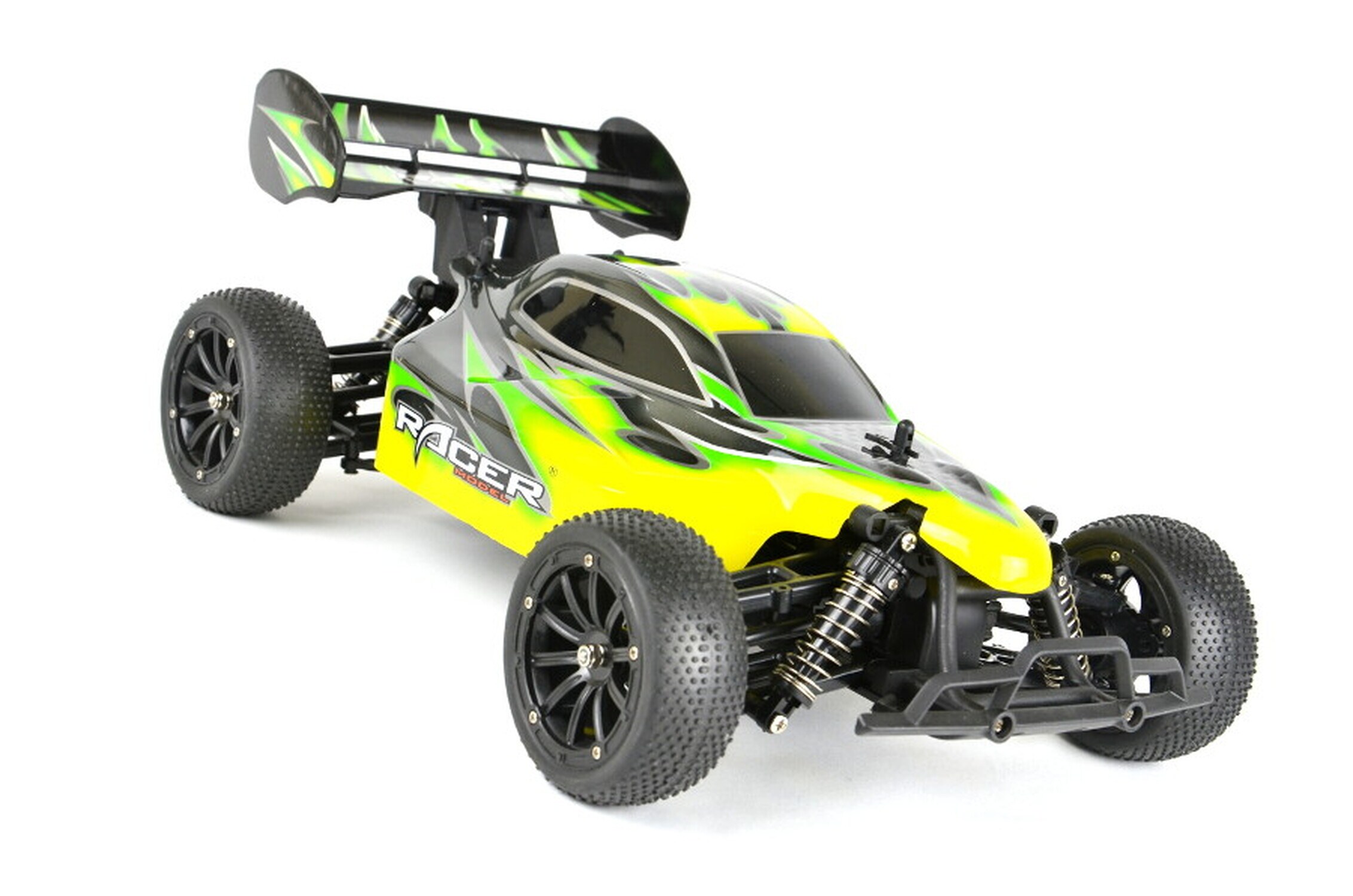TPFLiving RC-Buggy Racer 136  gr&uuml;n - RC Buggy - Ferngesteuertes Fahrzeug - RC-Auto - Ma&szlig;stab: 1:10 